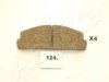 ASHIKA 50-01-124 Brake Pad Set, disc brake